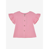 Blouse SS Muslin Plumeria