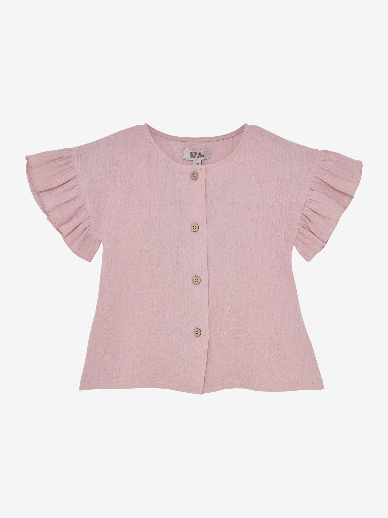 Blouse SS Muslin Pale Mauve