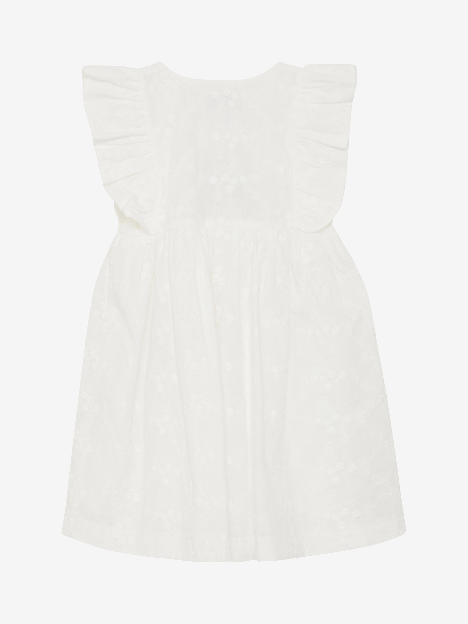 Dress SS Embroidery Antique White