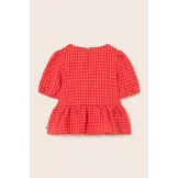 JOYK233s6 tomato-gingham cotton