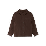 Elmo Ls Shirt Light Woven Coffee Bean