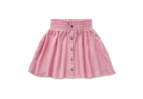 Smock Skirt Buttons Podium pink