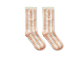 Socks Stripe Pink Blush