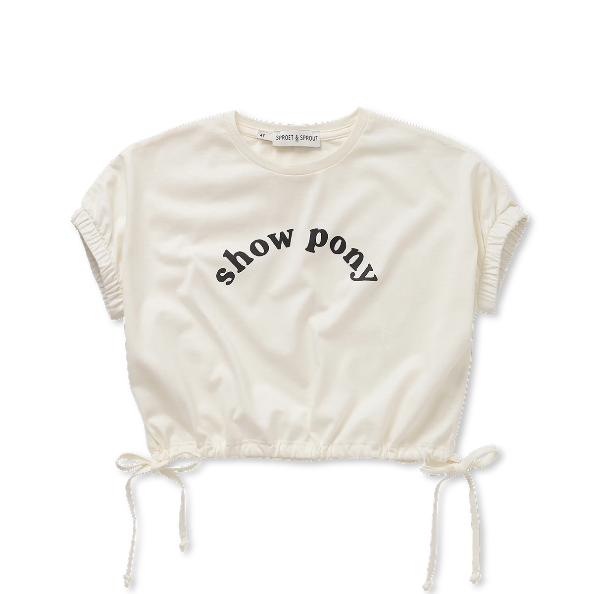 Girls T-shirt Show Pony Off-white