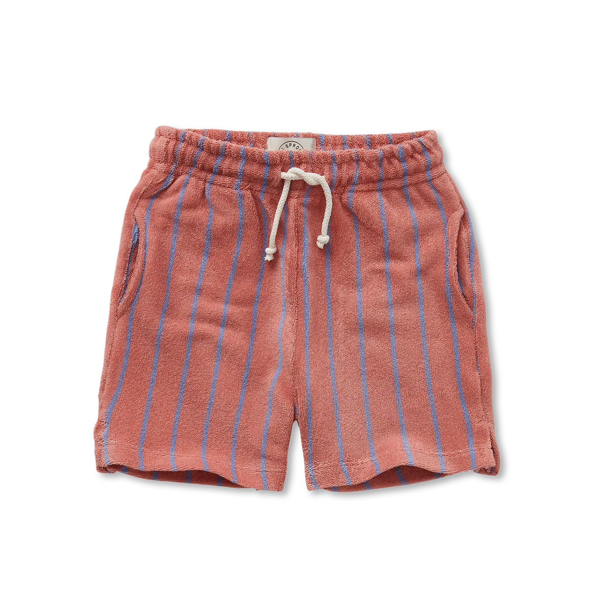 Terry Shorts Small Stripes Rose dawn
