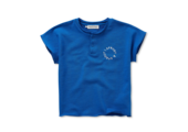 Sweat Top Grandad Sports Blue