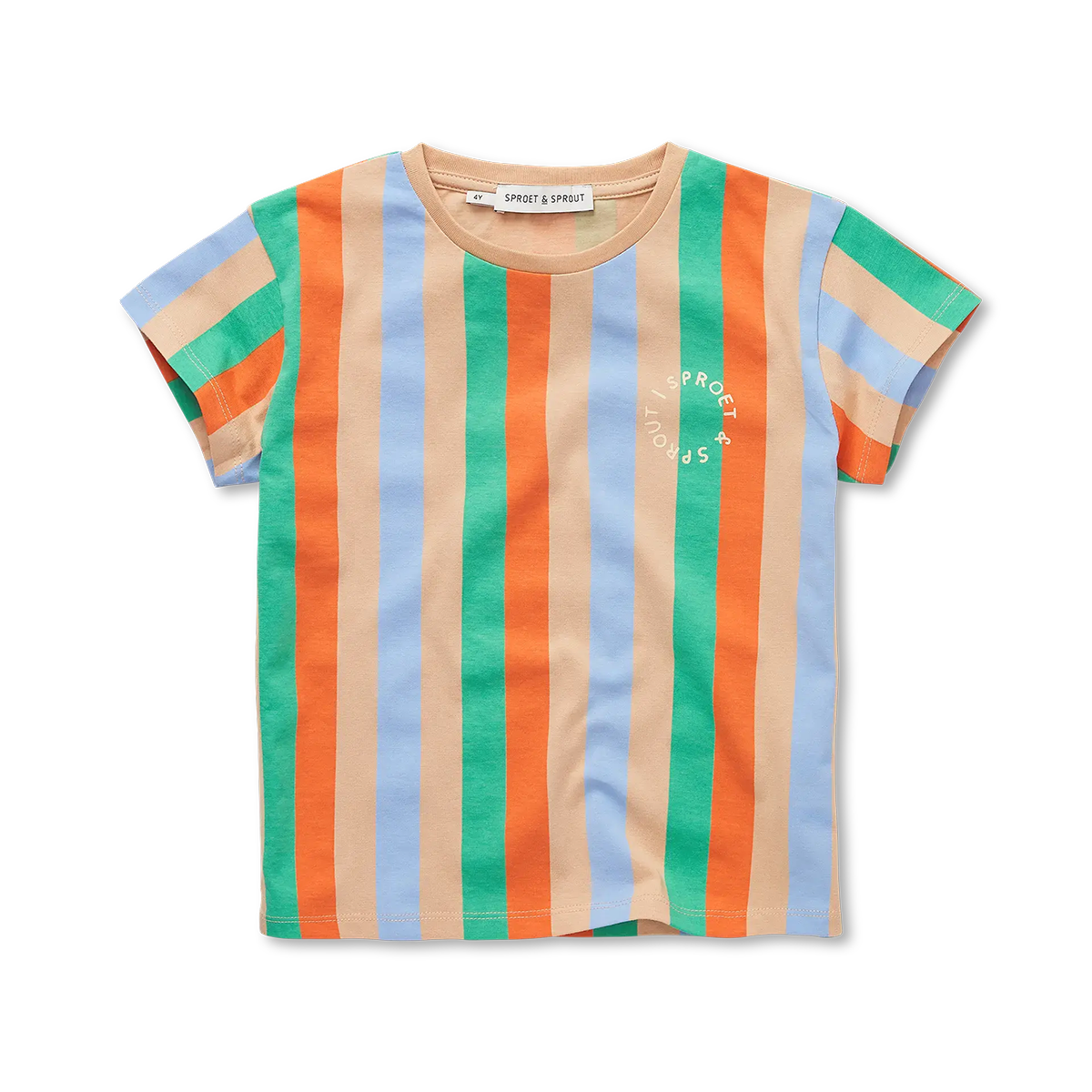 T-shirt Vertical Stripes  Sand