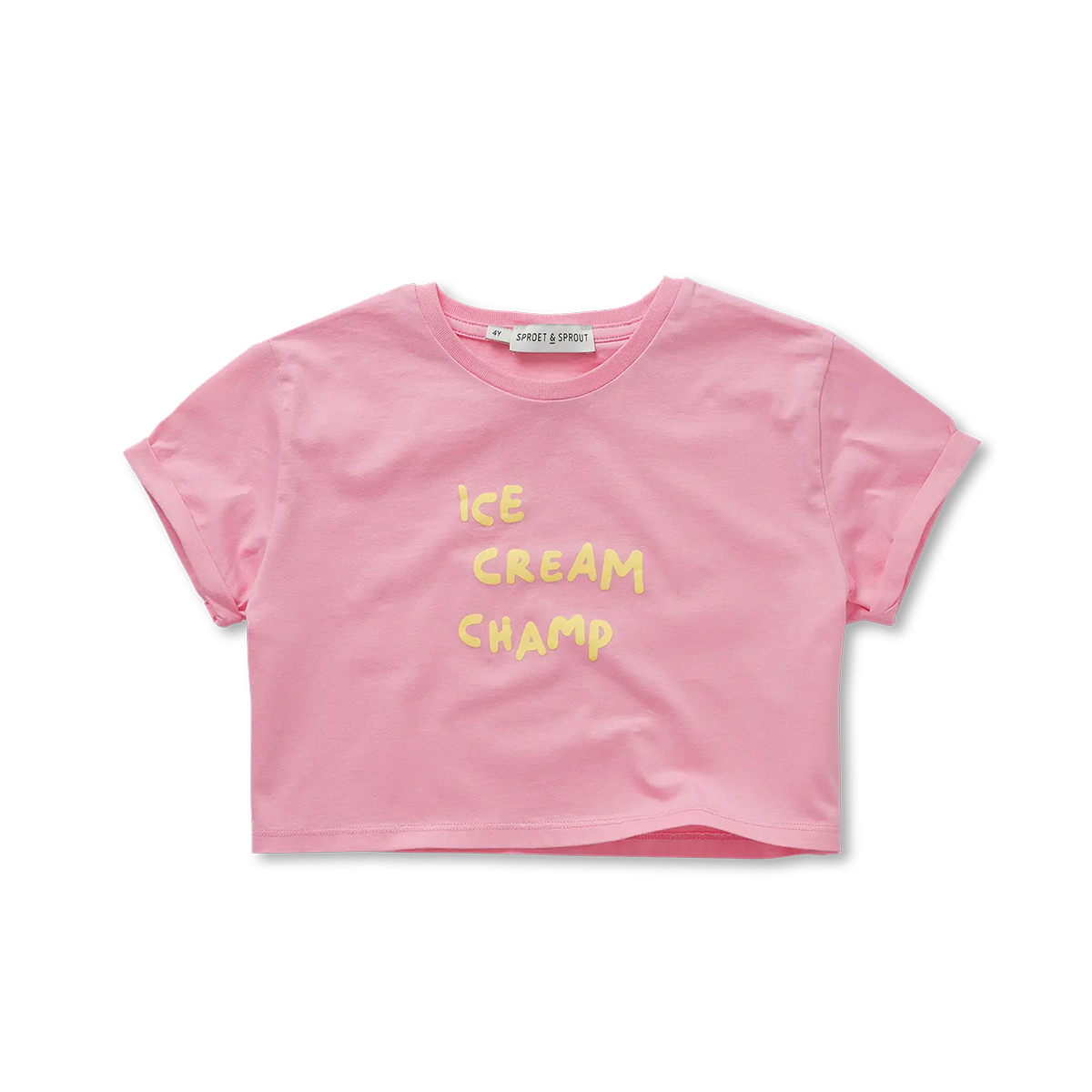 Boxy T-Shirt Ice Cream Podium Pink