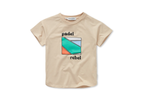Raglan T-shirt Padel Rebel Sesame