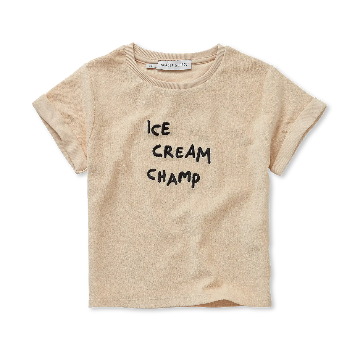 Terry T-shirt Ice Cream Champ Sesame
