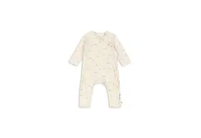 Basic Newborn Onesie Gots Cielo Marino