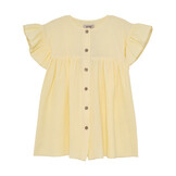 Dress SS Muslin Double Cream