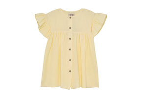 Dress SS Muslin Double Cream