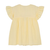 Dress SS Muslin Double Cream