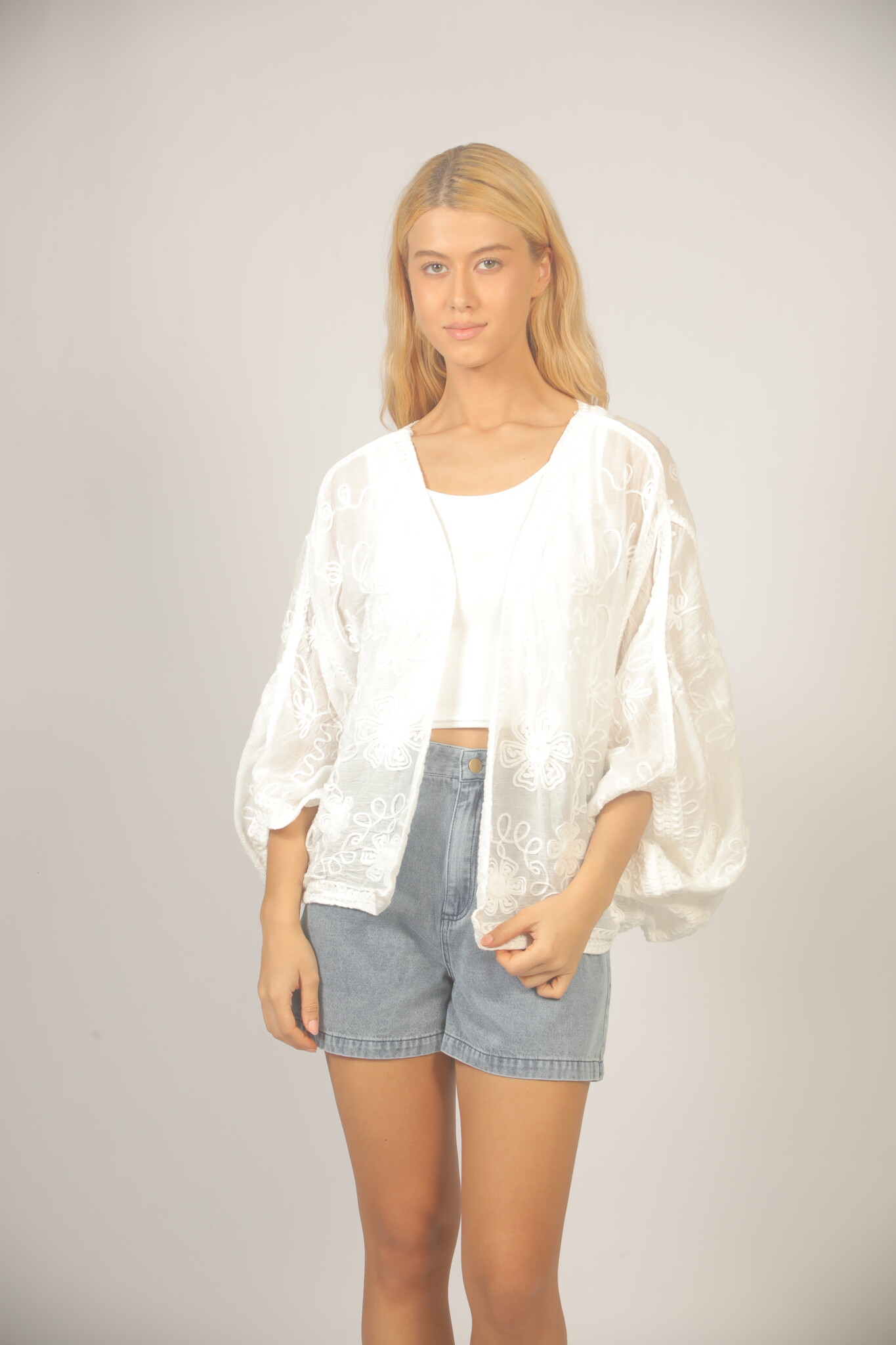 See U Soon Kimono White