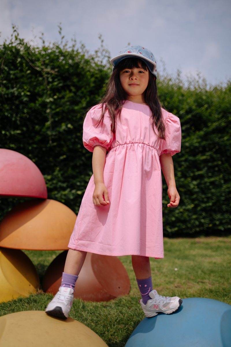 Sassy Heart Dress Pink Cosmos