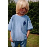 Gigglin Towel T-Shirt Blue