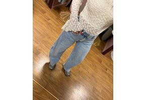 Barrel Jeans Very Light Blue