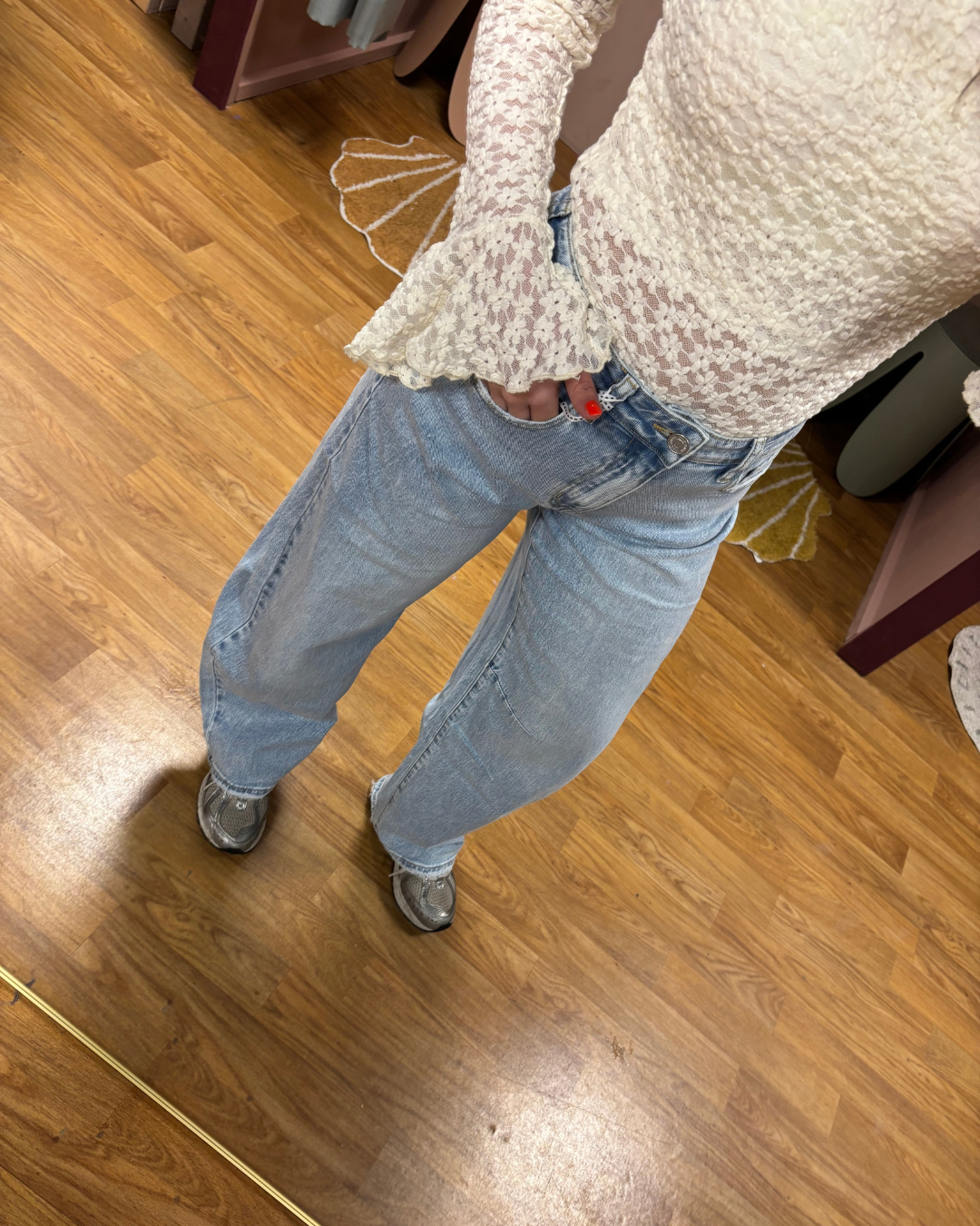 Barrel Jeans Very Light Blue