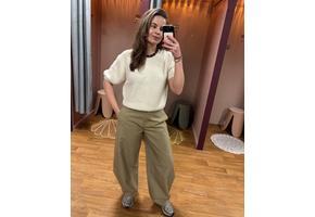 Barrel Krijtstreep Groen