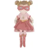 Little Dutch Knuffelpop Super Hero Rosa 35cm