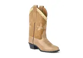 Limited Cowboy Boots High Beige Suede