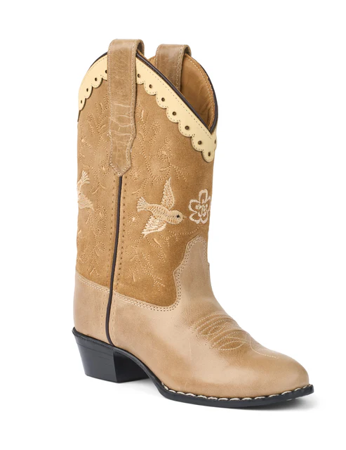 Limited Cowboy Boots High Beige Suede