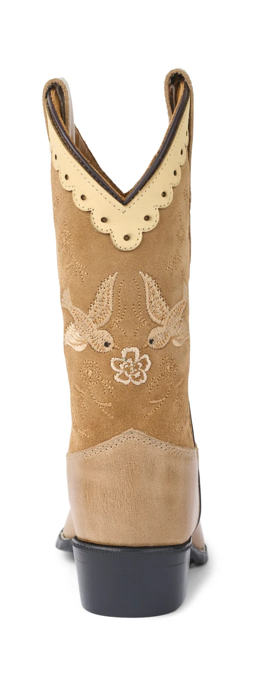 Limited Cowboy Boots High Beige Suede