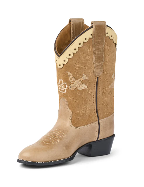 Limited Cowboy Boots High Beige Suede