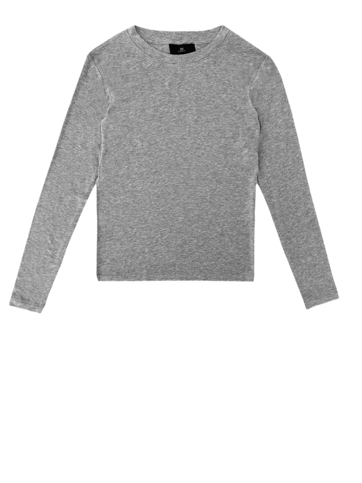 WITHBLACK Grey Melange Shirt LS