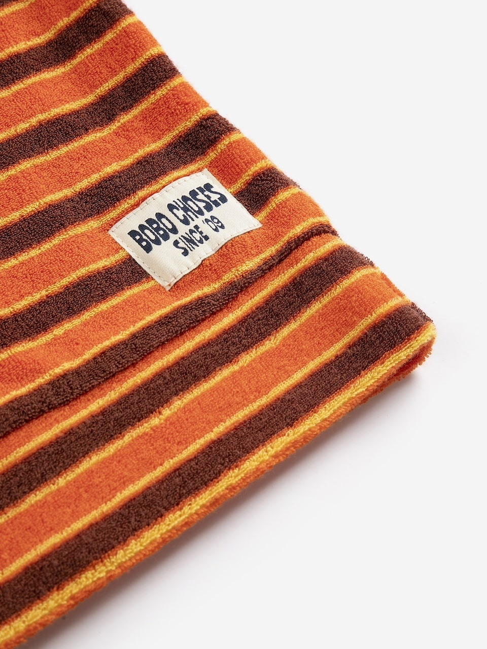 Striped Brick Terry Cloth Polo 