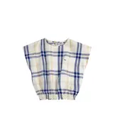  Fun Tartan Woven Top 