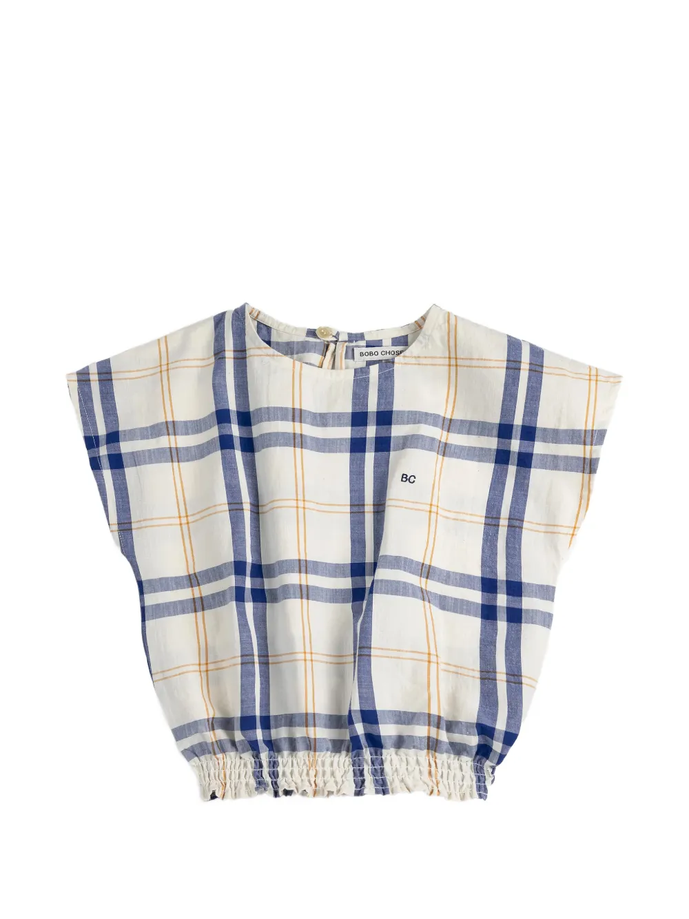  Fun Tartan Woven Top 