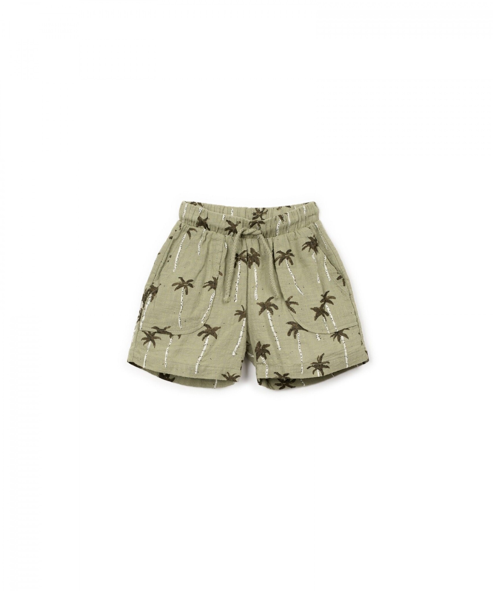 Printed Woven Short Palmtree