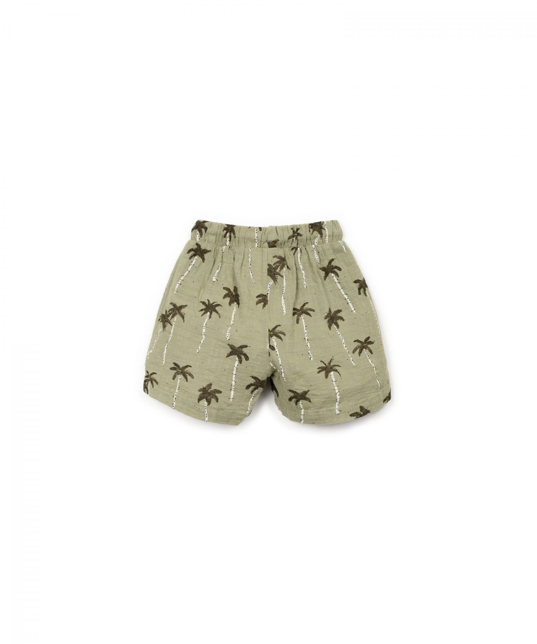 Printed Woven Short Palmtree