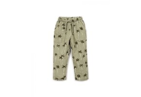 Printed Woven Trousers Long Palmtree