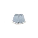 Denim Shorts Ruffle