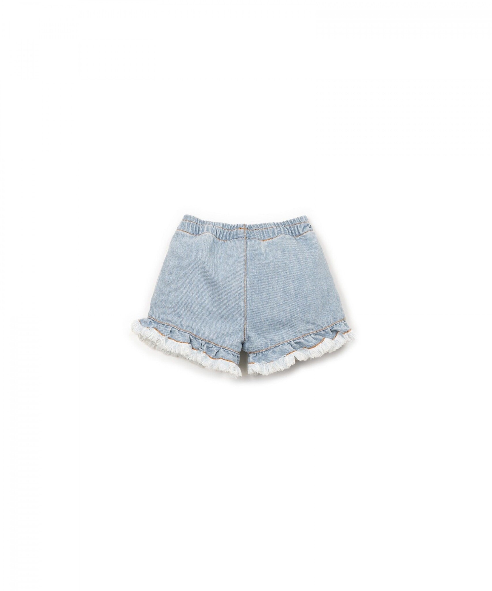 Denim Shorts Ruffle