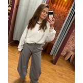 Barrel Krijtstreep Grijs