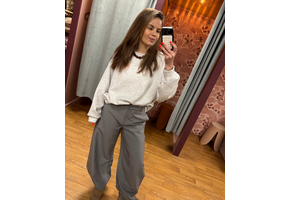 Barrel Krijtstreep Grijs