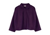 Sasha Bomber Purple Suede