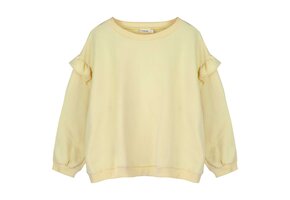 Lois Ruffle Sweater Pastel Yellow