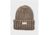 Merino Wollen Beanie 0-6 Mnd Coffee