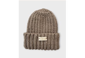 Merino Wollen Beanie 0-6 Mnd Coffee