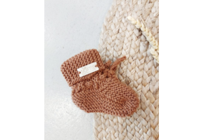 Merino Wollen Babyslofjes 0-6 Mnd Ceder