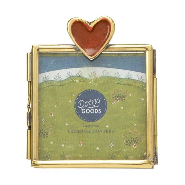 Pyar Heart Frame Mini Red