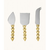 Holly Heart Cheese Set in Giftbox