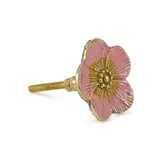 Faye Flower Knob Pink
