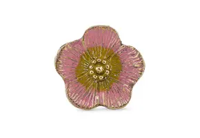 Faye Flower Knob Pink