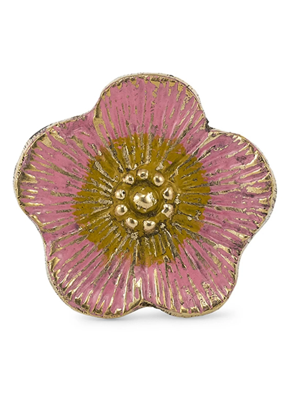 Faye Flower Knob Pink